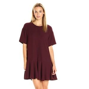 French connection maroon dress